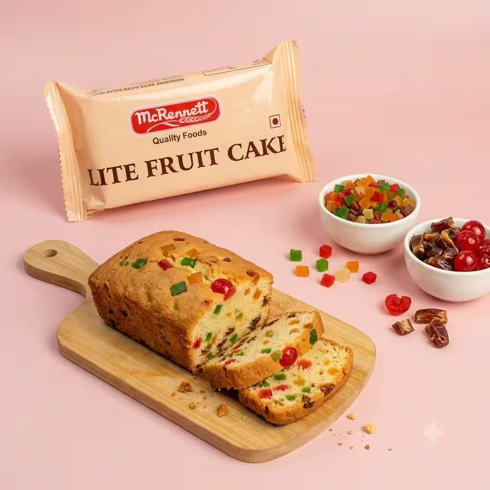 Lite Fruit Cake Slice 35 gms